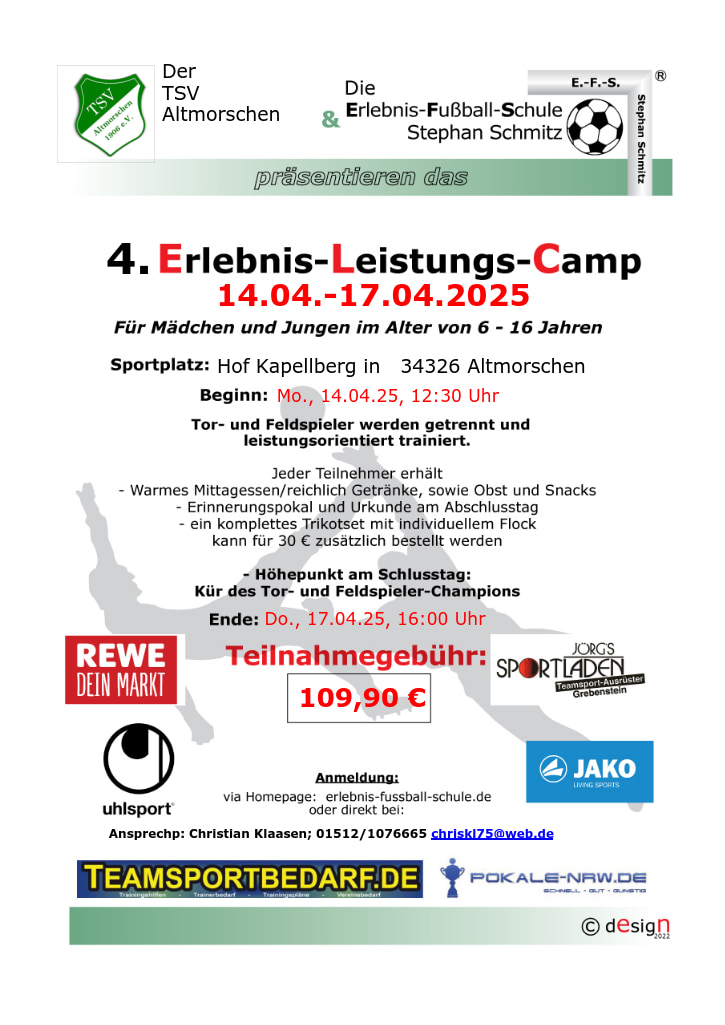 4. Erlebnis Leistungs Camp